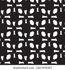 Hand drawn abstract designs and shapes, 
Art for fabrics and textiles.
Geometry monochrome ornament halftone vector background. White and black seamless pattern.