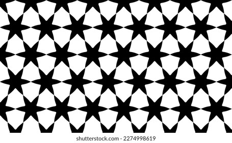Diseños y formas abstractos dibujados a mano, 
Arte para tejidos y textiles.
Fondo del vector de medio tono monocromático de la geometría. Patrón transparente blanco y negro.
