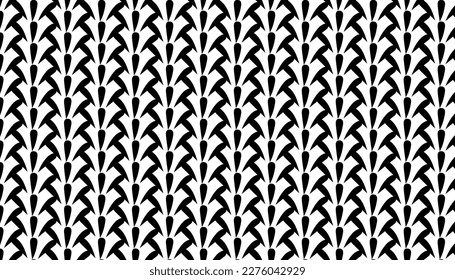 Hand drawn abstract designs and shapes, 
Art for fabrics and textiles.
Geometry monochrome ornament halftone vector background. White and black seamless pattern.