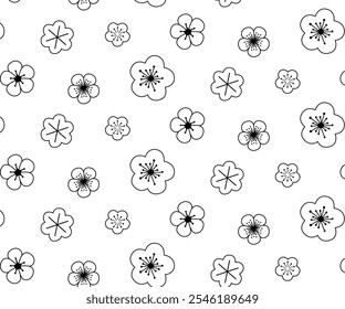 Hand drawn abstract ditsy flowers seamless pattern on transparent background. Vector graphic Repeating floral vector pattern. Ditsy print in calico shabby chic.
