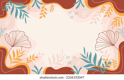 Abstrakter, handgezeichneter doodles ästhetischer Hintergrund