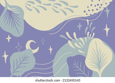 Hand drawn abstract doodle art background, Abstract background art vector