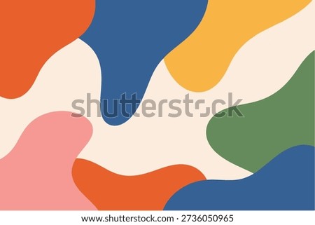 Hand drawn abstract doodle background