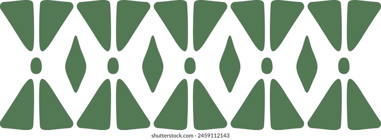 Hand Drawn Abstract Ethnic Pattern. African Design Style. Isolated Vector Illustration