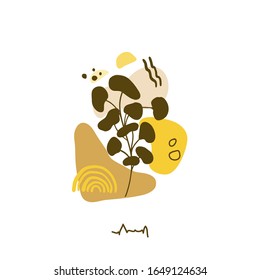 Hand drawn abstract floral background isolated on white. Vector flower background  for paper, cover, fabric, interior decor.
