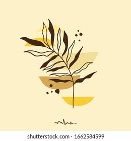 Fondo floral abstracto dibujado a mano. Fondo de flores vectoriales para medios sociales, cubierta, tela, decoración interior.