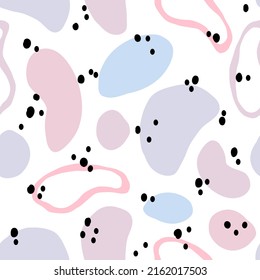Patrón púrpura, rosa y rosa, abstracto, geométrico, sin costura. Cuto vectorial doodle para papel, tela, baño, niños.