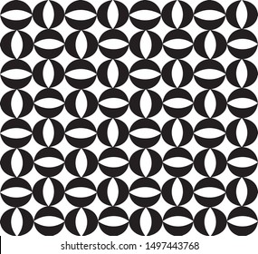 Formas geométricas abstractas dibujadas a mano Patrón vectorial aislado fondo