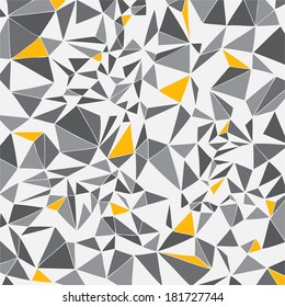 hand drawn abstract geometrical background with polygons