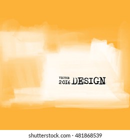Hand drawn abstract grunge shape. Decoration usable as banner, cards, posters, label, logo, badge design. Wallpaper with empty space for your text. Brush design element. Vector illustration.