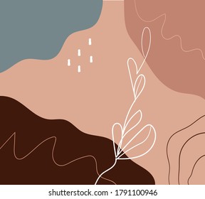 Hand drawn abstract illustration for wrapping paper, wallpaper, textile print.
