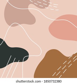 Hand drawn abstract illustration for wrapping paper, wallpaper, textile print.