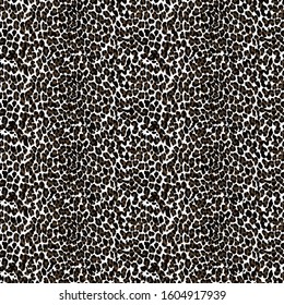 Hand Drawn Abstract Leopard Snake Skin Repeating Vector Pattern