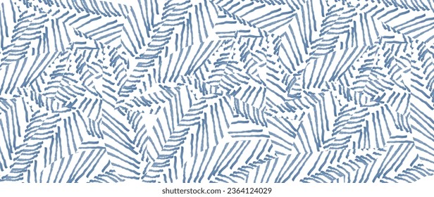 Hand drawn abstract line art background vector. Wallpaper design with curve line art pattern with watercolor texture background. Design illustration for home decoration, card, poster, banner.