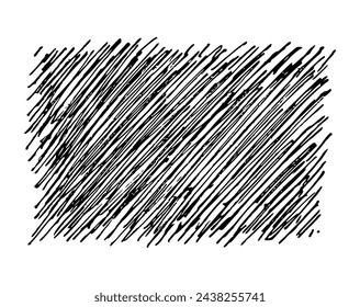 Hand Drawn Abstract Line Illustration Vector