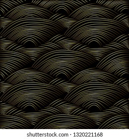 Hand Drawn abstract line seamless pattern with ornament. Illustrations Drawing Vector Sketch for textile, print, poster, background, apparel, t-shirt, wallpaper. 