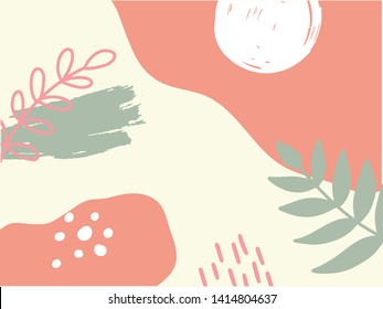 Hand drawn Abstract Memphis Pattern. Texture can be used for wallpaper, pattern fills, web page background, surface textures, fabric print. 