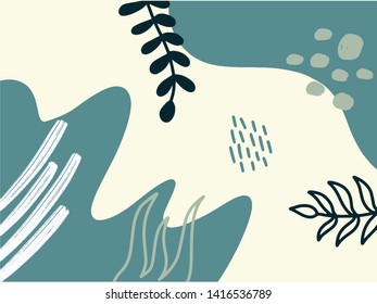 Hand drawn Abstract Memphis Pattern. Texture can be used for wallpaper, pattern fills, web page background, surface textures, fabric print. 