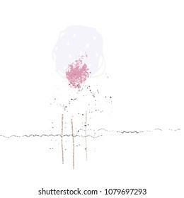 hand drawn abstract minimal textures
