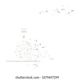 hand drawn abstract minimal textures
