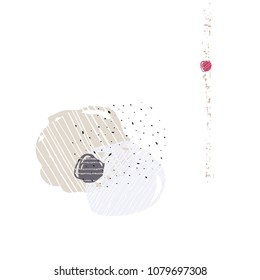 hand drawn abstract minimal textures
