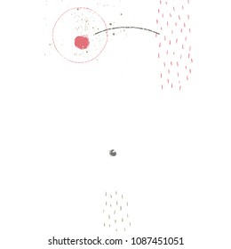 hand drawn abstract minimal textures. Can use for backgrounds, covers, prints, posters, greeting cards and etc.