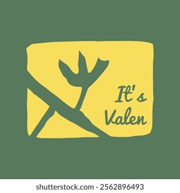 hand drawn abstract nature logo design illustration