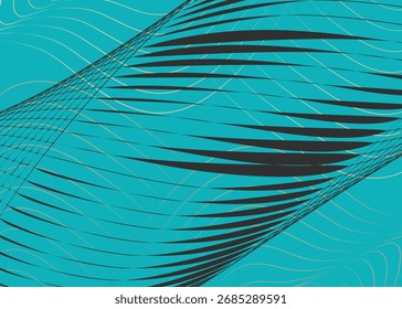 Hand drawn abstract outline background