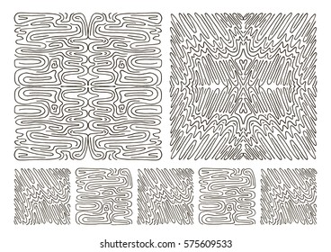 Hand drawn abstract pattern