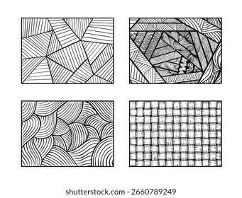 hand drawn abstract pattern background