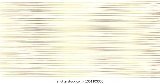 Hand drawn abstract pattern with hand drawn gold lines, strokes. Set of vector grunge brushes. wavy striped, Vector EPS 10 illustration