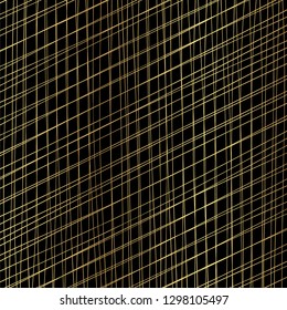 Hand drawn abstract pattern with hand drawn lines, strokes. Set of vector grunge brushes. wavy striped, Vector EPS 10 illustration