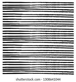 Hand drawn abstract pattern with hand drawn lines, strokes. Set of vector grunge brushes. wavy striped, Vector EPS 10 illustration