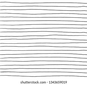 Hand drawn abstract pattern with hand drawn lines, strokes. Set of vector grunge brushes. wavy striped, Vector EPS 10 illustration