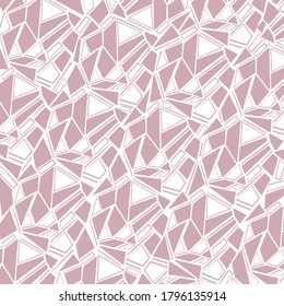 Hand drawn abstract pattern made in vector in stained glass style, colorful background