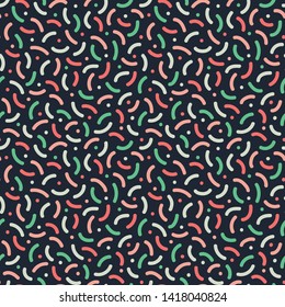 Hand drawn abstract pattern, seamless repeat. Great for summer graphics, wallpapers, gift wrapping paper, apparel design etc.