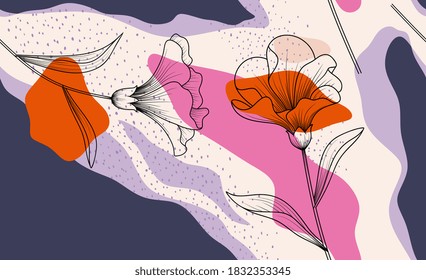 Patrón abstracto dibujado a mano. ilustración vectorial