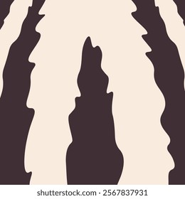 Hand Drawn Abstract Print Vector Illustration