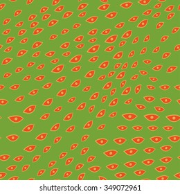 Hand drawn abstract psychedelic background illustration. Lace pattern design. Psychedelic Poster in the style of 60's, 70's. Sacred Geometry.