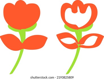 Hand Drawn Abstract Rose - Vector Illustration