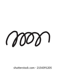 hand drawn abstract scribble . vector illustration