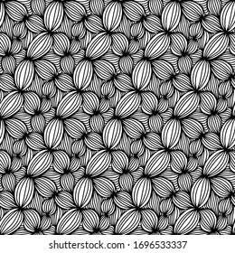 Hand drawn abstract. Seamless pattern, abstract background