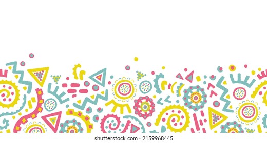 Hand drawn  abstract seamless pattern, ethnic background, african style - great for textiles, banners, wallpapers, wrapping - vector design