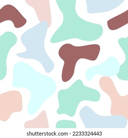 hand drawn abstract seamless pattern