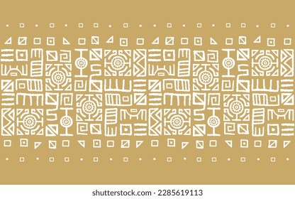 Hand drawn  abstract seamless pattern, ethnic background, simple style - great for textiles, banners, wallpapers, wrapping - vector design