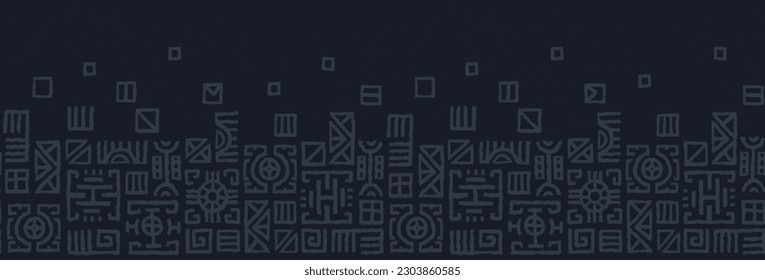 Hand drawn  abstract seamless pattern, ethnic background, african style - great for textiles, banners, wallpapers, wrapping - vector design
