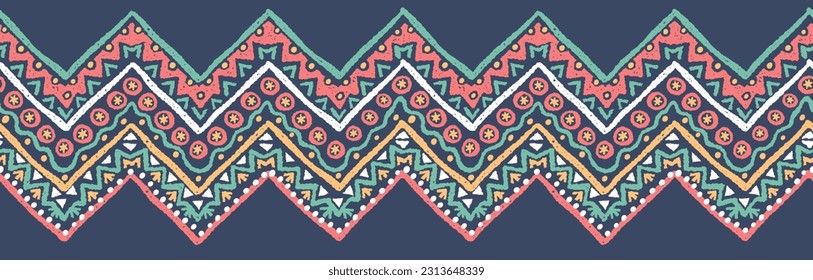 Hand drawn  abstract seamless pattern, ethnic background, african style - great for textiles, banners, wallpapers, wrapping - vector design