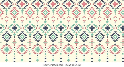 Hand drawn abstract seamless pattern, ethnic background, simple style - great for textiles, banners, wallpapers, wrapping - vector design 