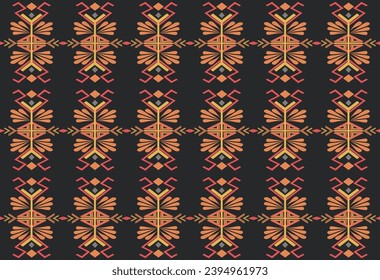 Hand drawn abstract seamless pattern, ethnic background, simple style - great for textiles, banners, wallpapers, wrapping - vector design