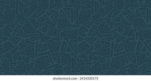 Hand drawn abstract seamless pattern, ethnic background, simple style - great for textiles, banners, wallpapers, wrapping - vector design